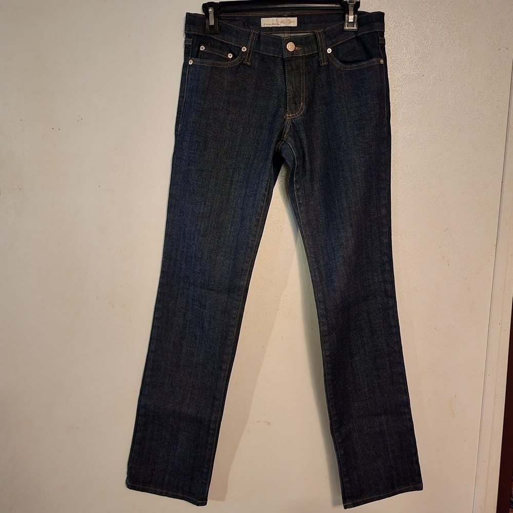 Flying Monkey Dark Wash Jeans Juniors Size 9 (Flaw back bottom legs)
